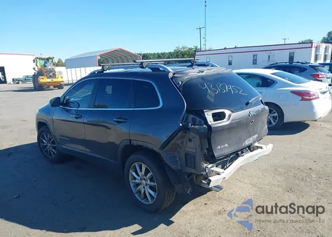 2018 Jeep Cherokee Limited 4X4 z USA, uszkodzony, nr VIN 1C4PJMDB3JD516359